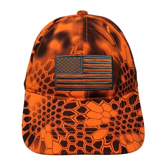 USA Flag Strapback Baseball Cap Multicolor OS Adjustable Patriotic Outdoor Cap - Picture 1 of 10